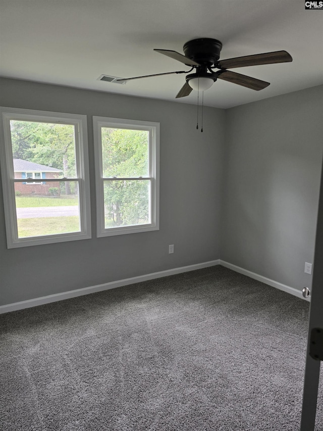 2009 Woodfield Dr, Columbia, SC 29223 - carpeted spare room featuring a ceiling fan and baseboards