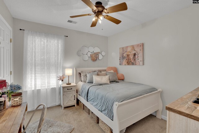 117 Rosewood Ln, Lexington, SC 29072 - bedroom with multiple windows, light carpet, and ceiling fan