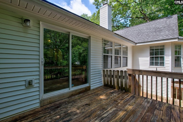 view of deck