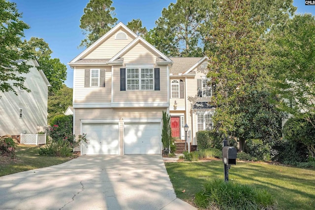 103 Beacon Ln, Columbia, SC 29229 - traditional-style house with driveway, a garage, and a front yard