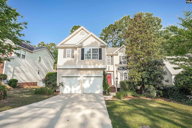 103 Beacon Ln, Columbia, SC 29229 - traditional-style house featuring an attached garage, driveway, and a front lawn