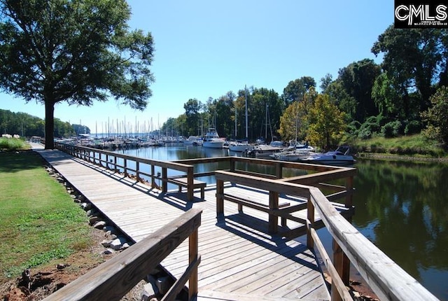 284 Outrigger Ln, Columbia, SC 29212 - dock featuring a water view