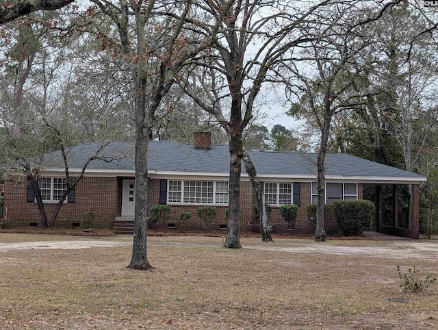 6427 Briarwood Rd, Columbia, SC 29206 - ranch-style house with crawl space and brick siding