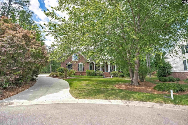 17 Laurel Bluff Ct, Columbia, SC 29229 - view of property hidden behind natural elements featuring a front lawn and brick siding