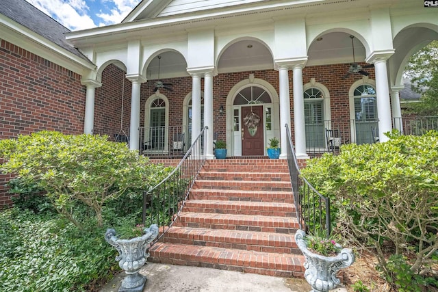 17 Laurel Bluff Ct, Columbia, SC 29229 - view of exterior entry with brick siding and covered porch