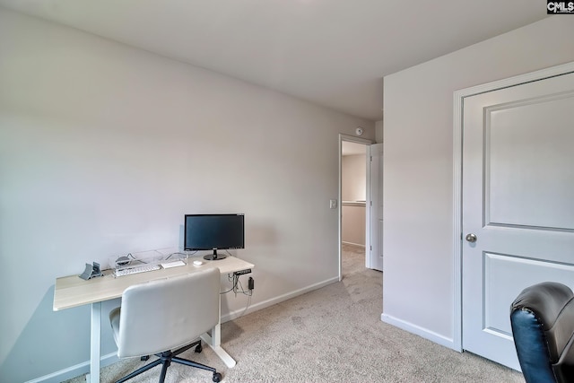 2040 Elmridge Rd, Columbia, SC 29209 - office area featuring light carpet and baseboards