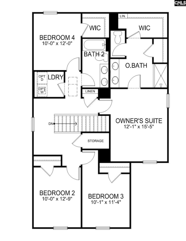 2040 Elmridge Rd, Columbia, SC 29209 - room layout