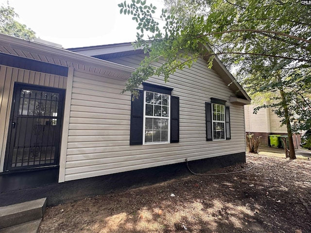view of side of home