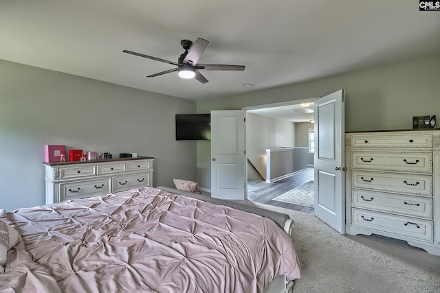171 Turnfield Dr, West Columbia, SC 29170 - bedroom featuring carpet floors and ceiling fan