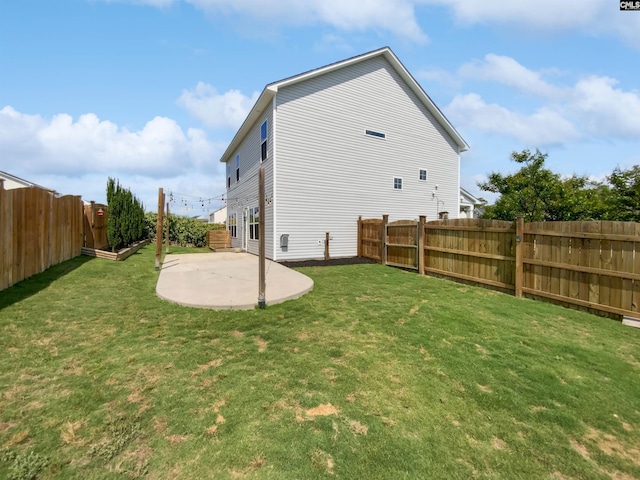rear view of house with a patio