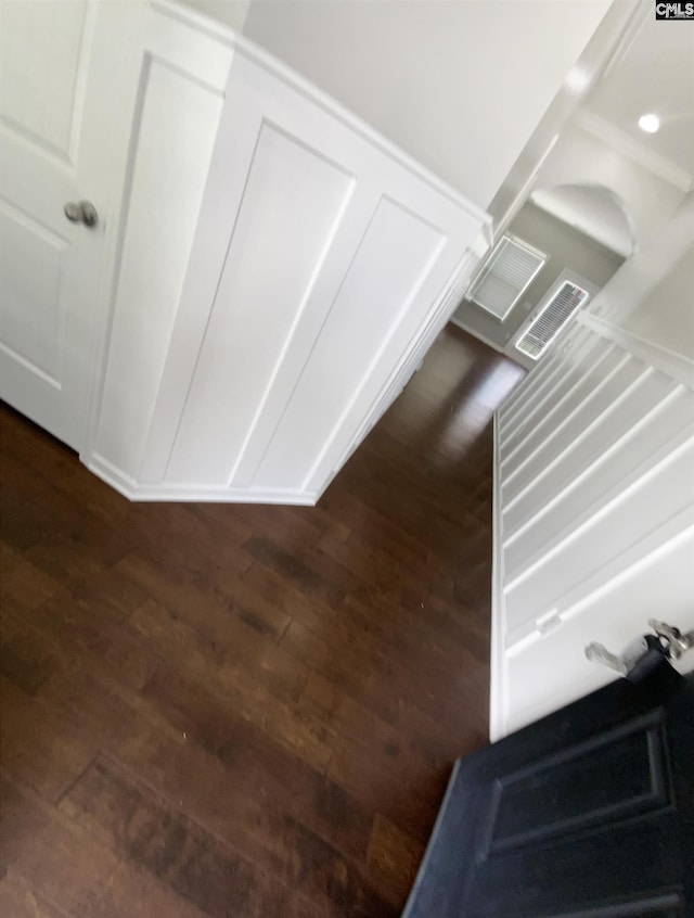 detailed view of wood finished floors