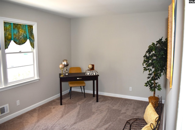 813 Greenlawn Dr, Columbia, SC 29209 - carpeted home office featuring baseboards