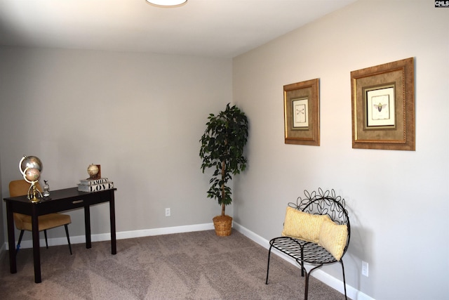 813 Greenlawn Dr, Columbia, SC 29209 - living area featuring carpet floors and baseboards