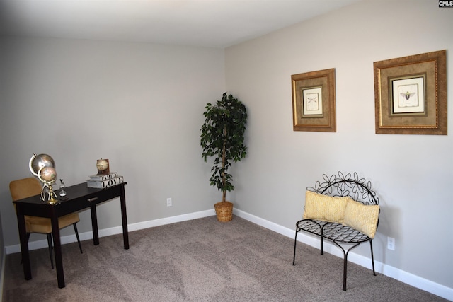 813 Greenlawn Dr, Columbia, SC 29209 - living area featuring carpet floors and baseboards