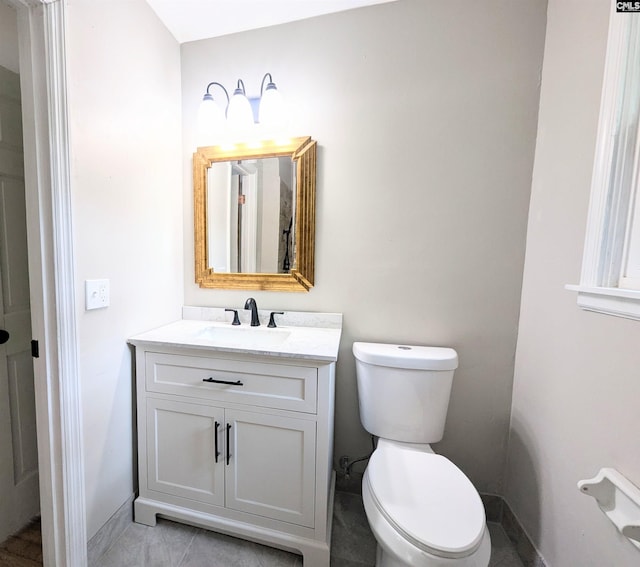 1921 Spotswood Dr, Columbia, SC 29210 - half bathroom with baseboards, toilet, and vanity