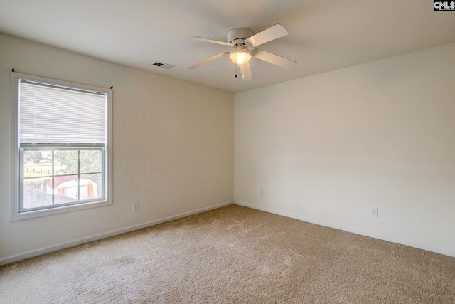 175 Nestle Ct, Columbia, SC 29209 - unfurnished room with ceiling fan, light carpet, and baseboards