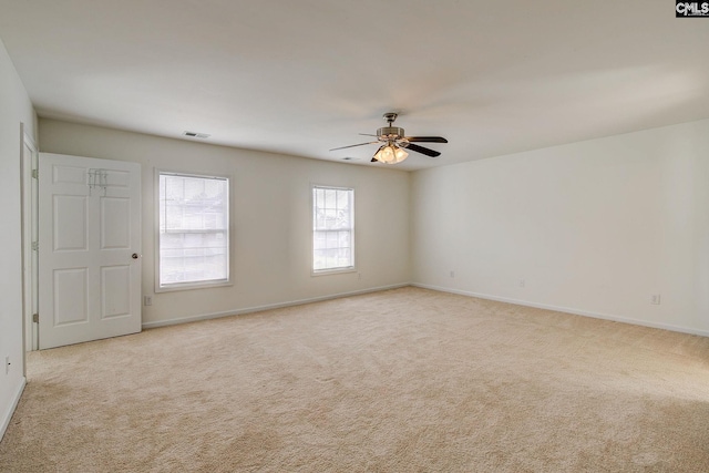175 Nestle Ct, Columbia, SC 29209 - unfurnished room with light carpet, baseboards, and ceiling fan