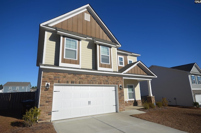113 Judiths Path, West Columbia, SC 29072 - craftsman-style house featuring board and batten siding, stone siding, and an attached garage