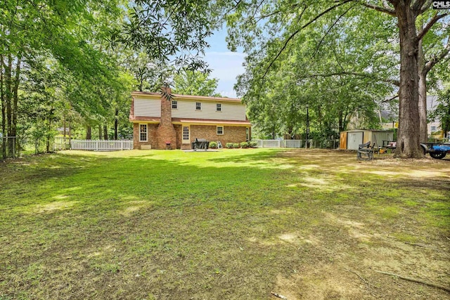 401 Brickling Rd, Irmo, SC 29063 - view of yard with a storage shed and an outbuilding