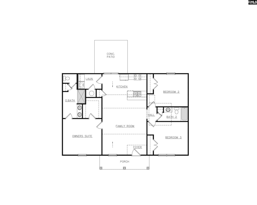 308 Wendell Ln, Wagener, SC 29164 - floor plan / room layout