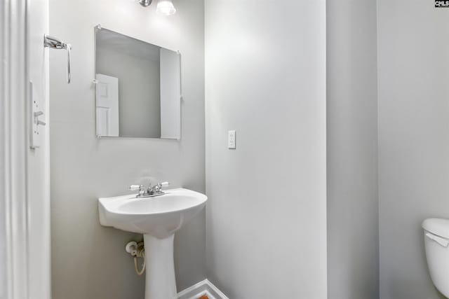 bathroom with toilet