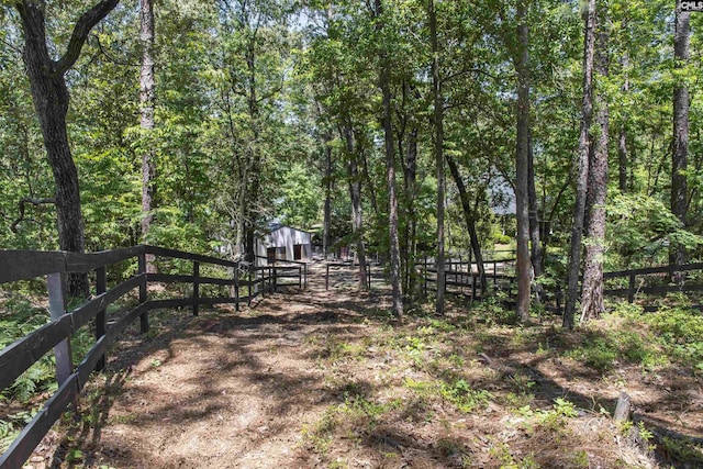 3 Puddle Ln, Camden, SC 29020 - view of yard featuring fence and an outbuilding
