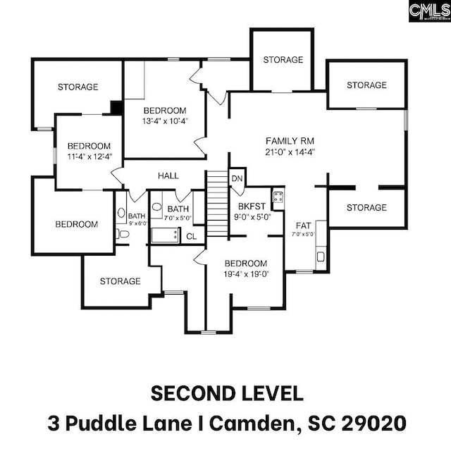 3 Puddle Ln, Camden, SC 29020 - property floor plan