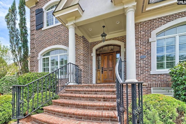 104 Preserve Ln, Columbia, SC 29209 - property entrance featuring brick siding