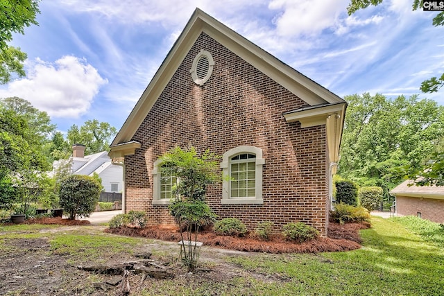 104 Preserve Ln, Columbia, SC 29209 - view of property exterior with brick siding and a yard