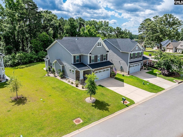 aerial view of property and surrounding area
