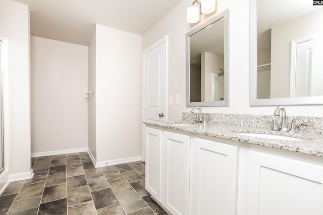 341 Nehemiah Rd, Lexington, SC 29072 - full bath with double vanity and baseboards