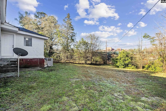 4717 Linden St, Columbia, SC 29203 - view of grassy yard with central air condition unit