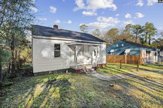 4717 Linden St, Columbia, SC 29203 - back of house with a chimney