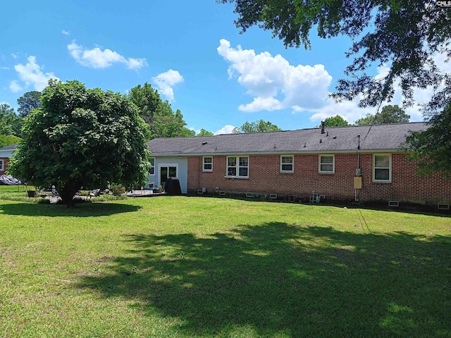 6603 Christie Rd, Columbia, SC 29209 - back of house with a yard and brick siding