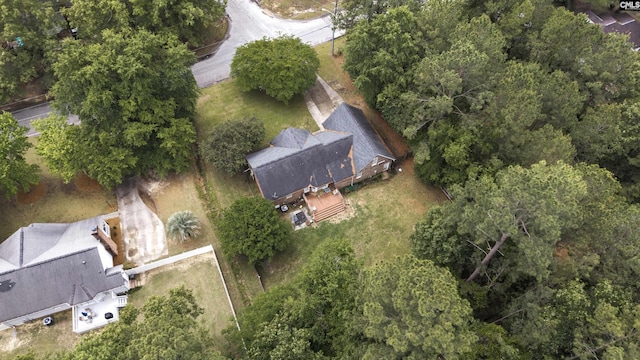 aerial view of property's location
