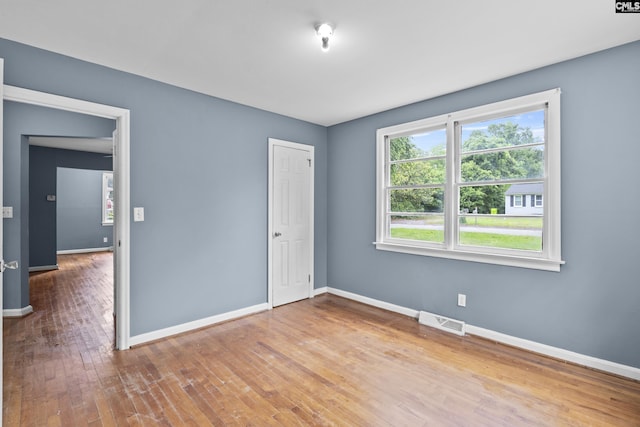 7608 Stone St, Columbia, SC 29209 - unfurnished bedroom featuring baseboards and wood finished floors