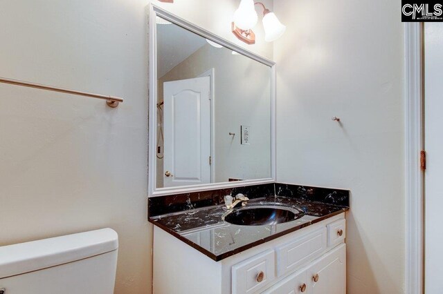 7905 Castleton Ln, Columbia, SC 29223 - half bath featuring toilet and vanity
