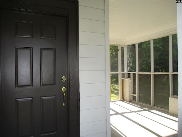 view of property entrance