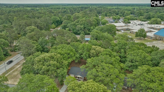 1045 Manchester Cir, Sumter, SC 29154 - bird's eye view of a heavily wooded area