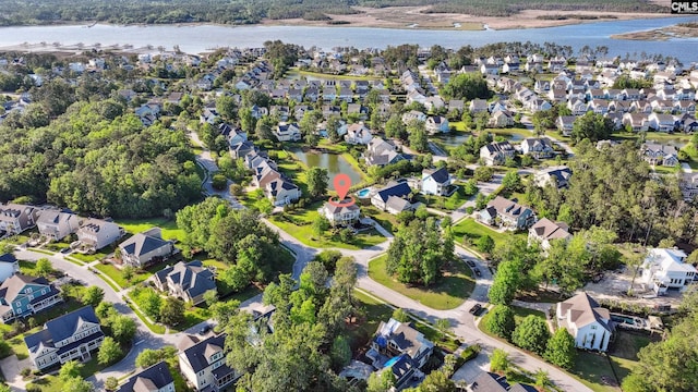 3011 River Vista Way, Mount Pleasant, SC 29466 - aerial view of property and surrounding area featuring a nearby body of water and nearby suburban area