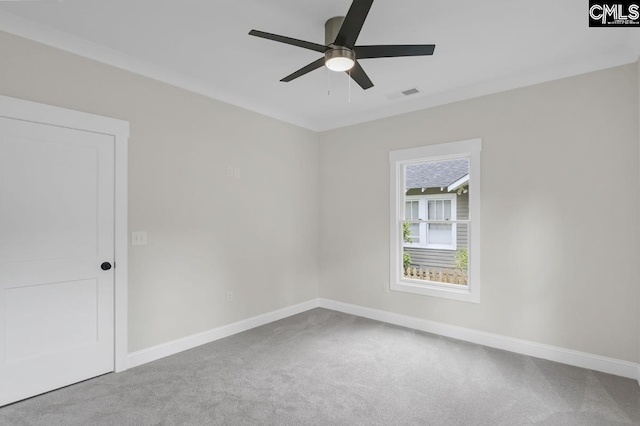 1409 Woodrow St, Columbia, SC 29205 - carpeted empty room with a ceiling fan and baseboards