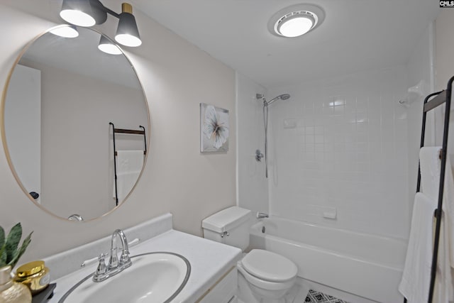 1825 Saint Julian Pl Unit 4E, Columbia, SC 29204 - bathroom with toilet, bathtub / shower combination, and vanity