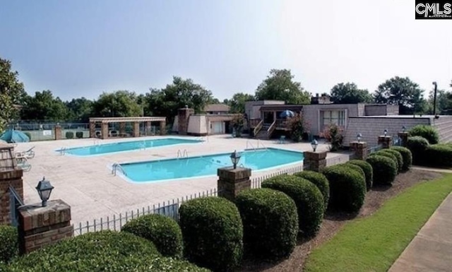 1201 Old Manor Rd, Columbia, SC 29210 - community pool featuring a patio area and fence