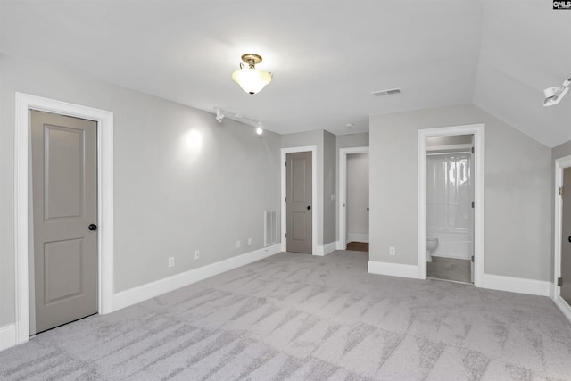 177 Preserve Ln, Columbia, SC 29209 - unfurnished bedroom with carpet flooring, track lighting, baseboards, and ensuite bathroom