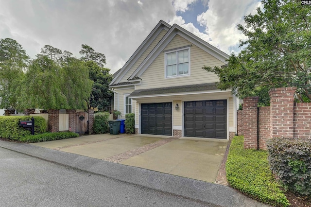 177 Preserve Ln, Columbia, SC 29209 - view of front facade featuring brick siding, concrete driveway, and a garage