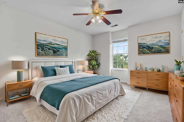 127 Curvewood Rd, Columbia, SC 29229 - carpeted bedroom featuring a ceiling fan and baseboards