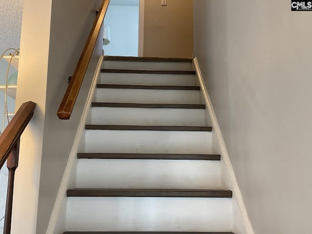 view of stairs