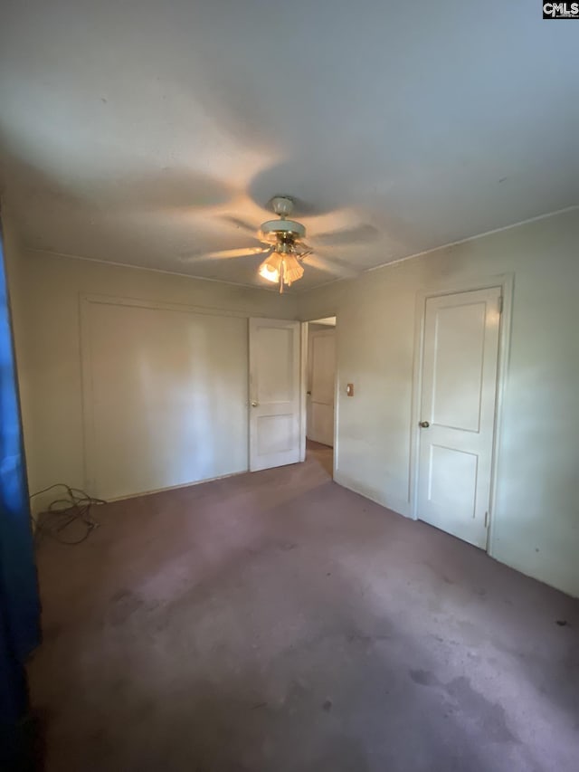 170 Brookland Cir, Columbia, SC 29204 - unfurnished bedroom featuring carpet flooring and a ceiling fan