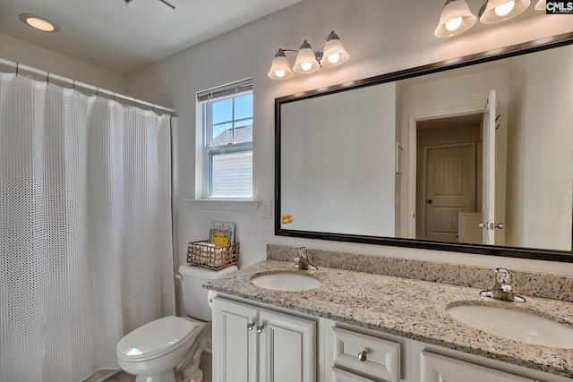 165 Wahoo Cir, Irmo, SC 29063 - bathroom featuring toilet and double vanity