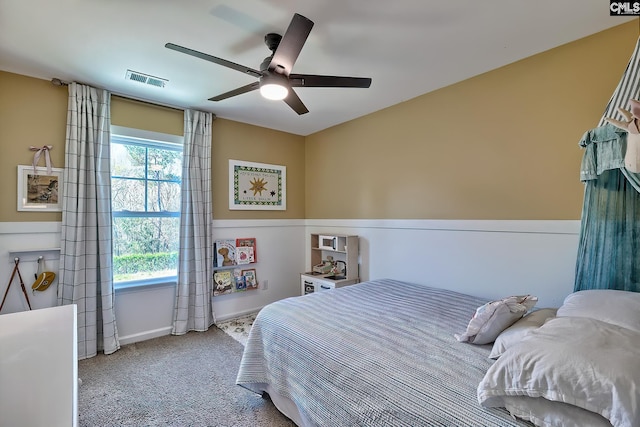 165 Wahoo Cir, Irmo, SC 29063 - carpeted bedroom featuring multiple windows, baseboards, and ceiling fan